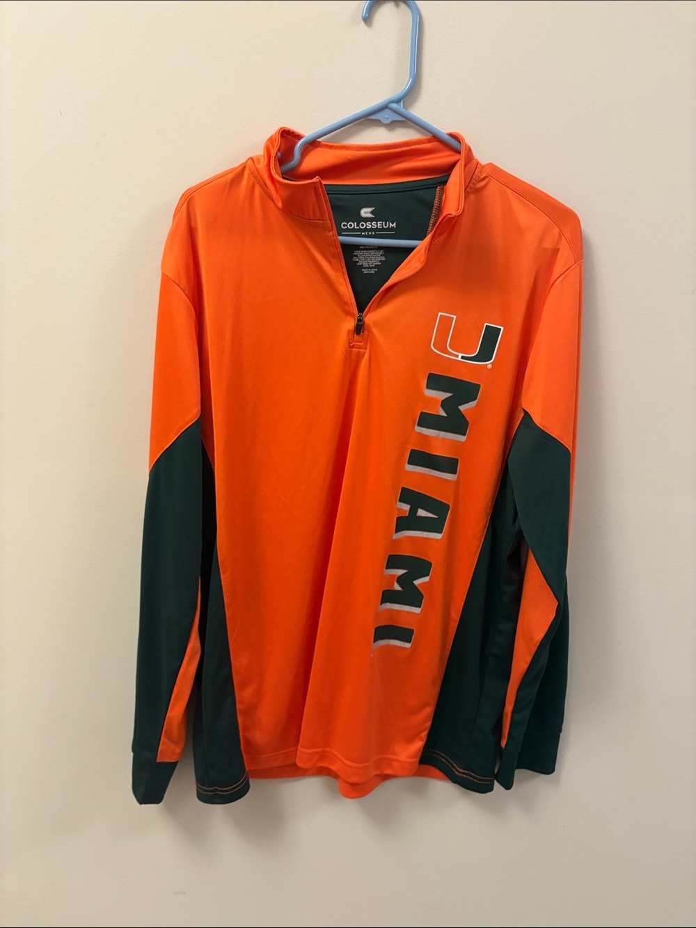 University of Miami Hurricanes 1/4 Zip